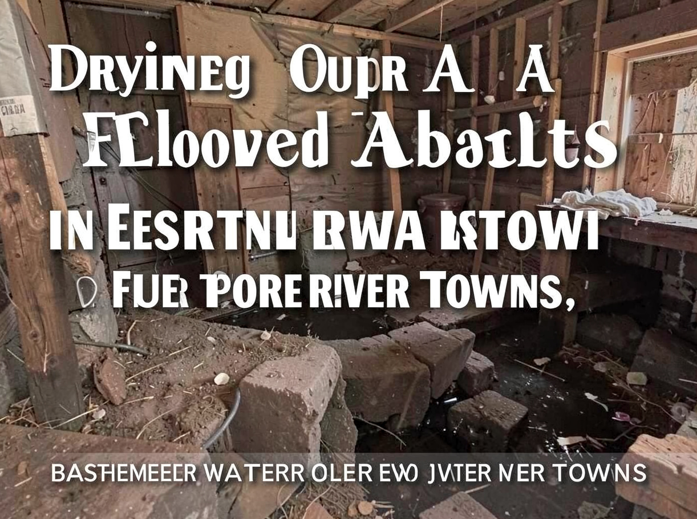 Drying Out A Flooded Basement In Eastern Iowa River Towns