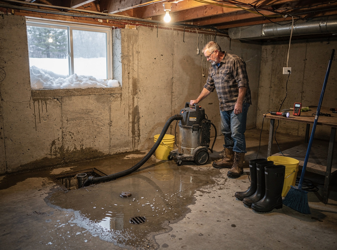 How To Handle Basement Water After Iowa Winter Snowmelt