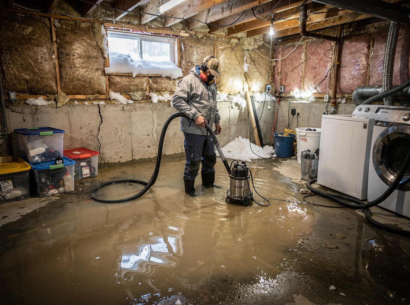 Basement Water Removal in North Liberty, IA
