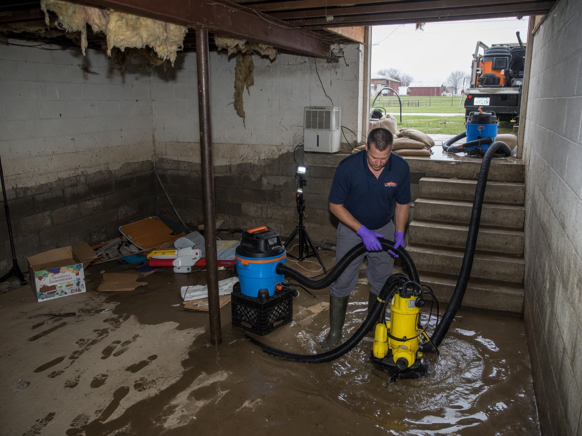Basement Water Removal in Humboldt, IA